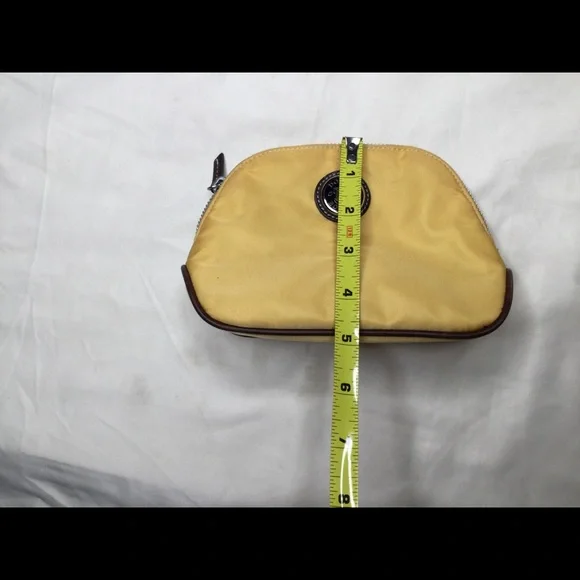 Dooney & Bourke Yellow Nylon Cosmetic Case - Picture 7 of 10
